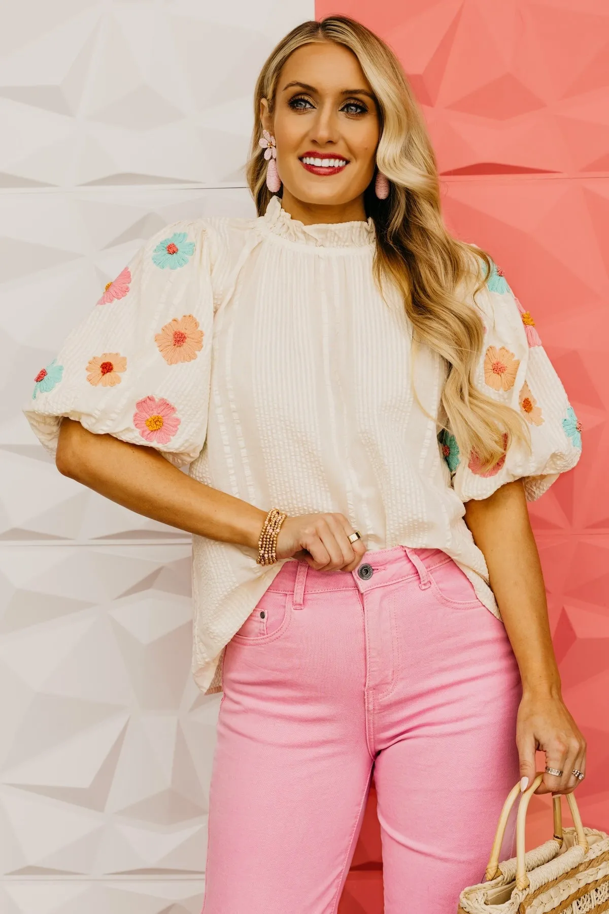 The Silas Floral Embroidered Top