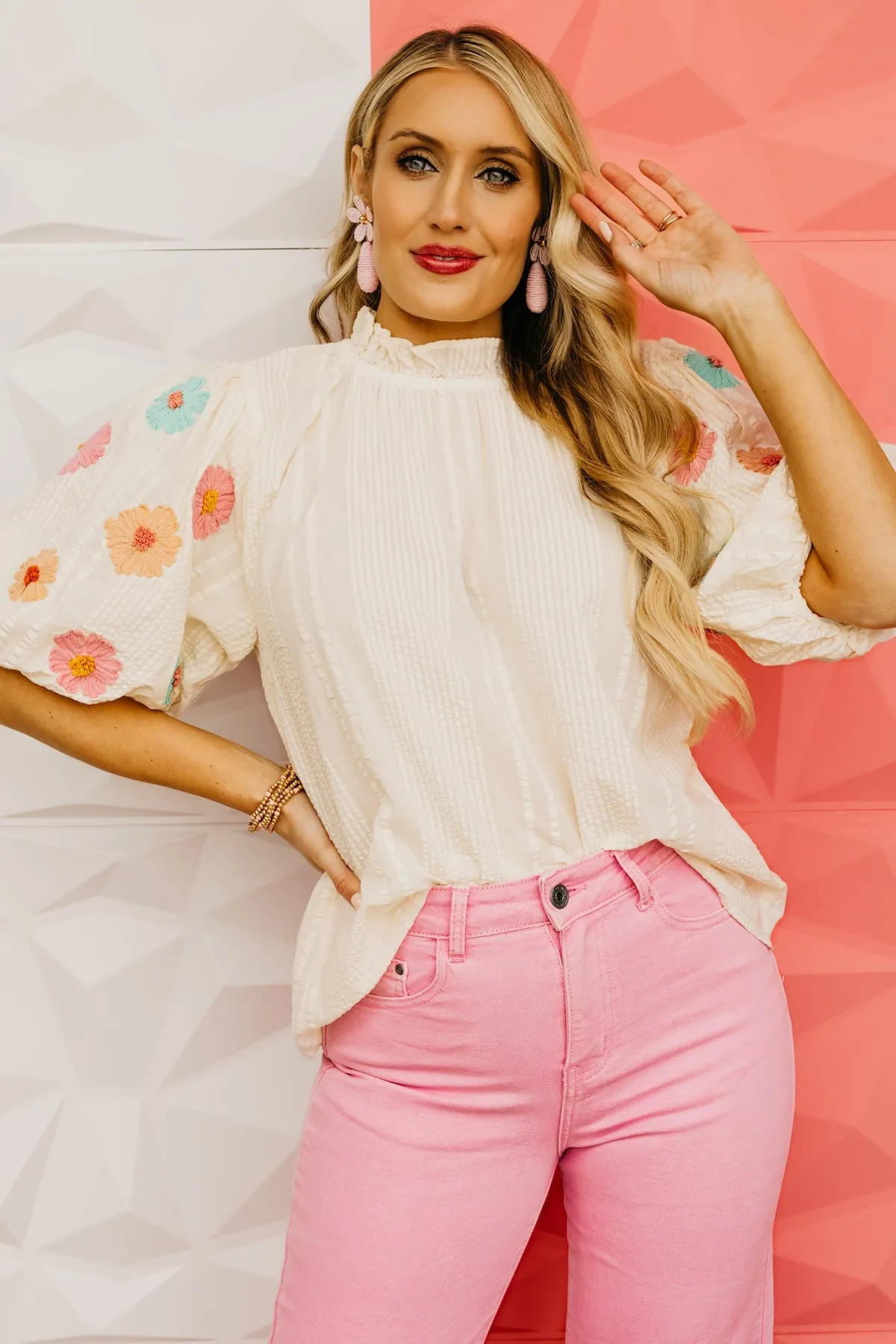 The Silas Floral Embroidered Top