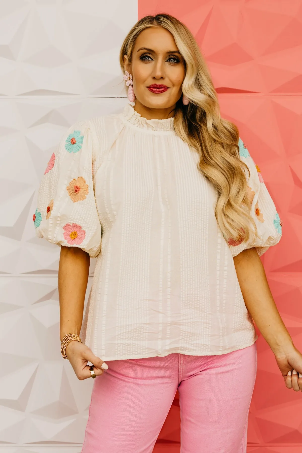 The Silas Floral Embroidered Top
