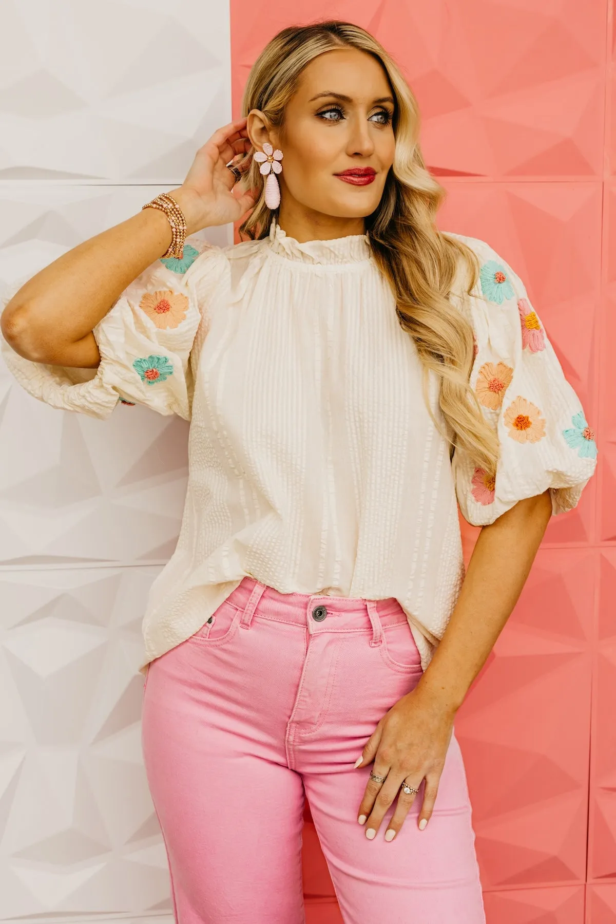 The Silas Floral Embroidered Top