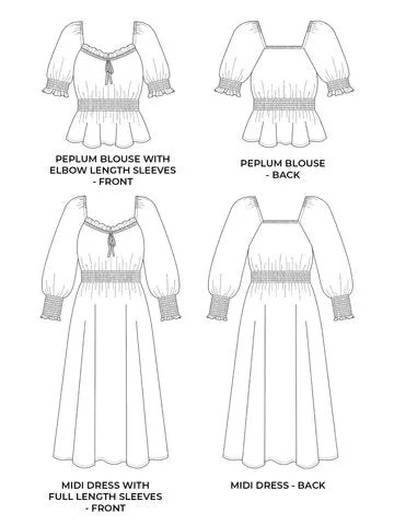 Tilly and the Buttons - Mable Blouse & Dress