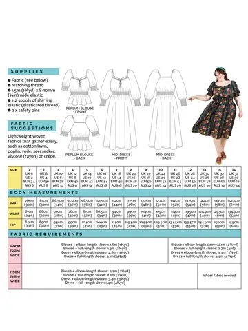 Tilly and the Buttons - Mable Blouse & Dress