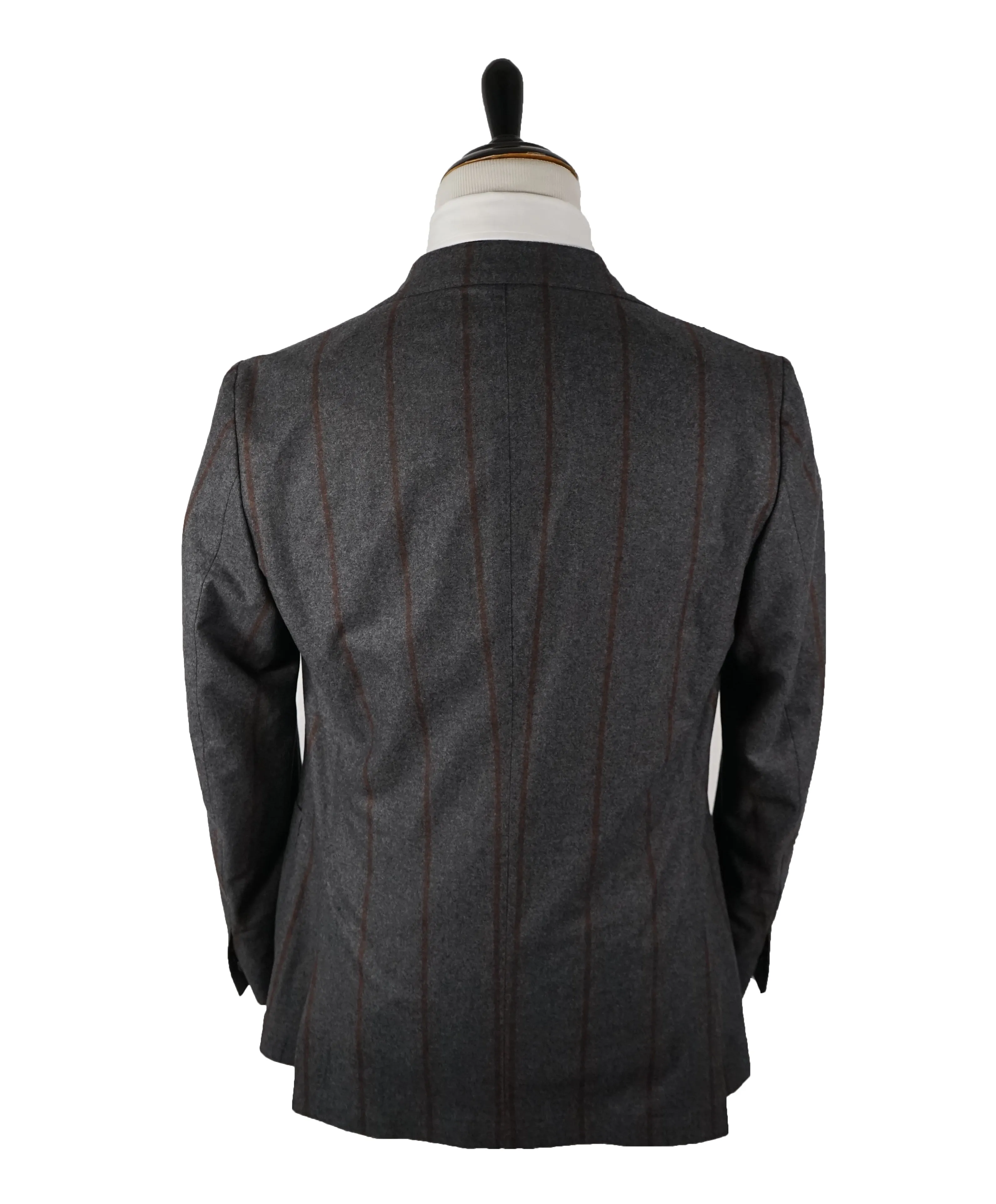 TOMBOLINI - Double Breasted Cashmere & Silk Blend Weightless Suit - 42R