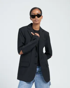 tropical wool cutout sleeve marlon blazer