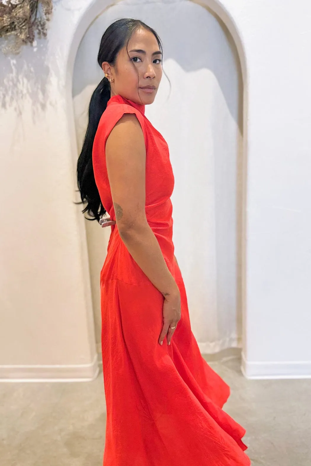 Twisted Dress | Red