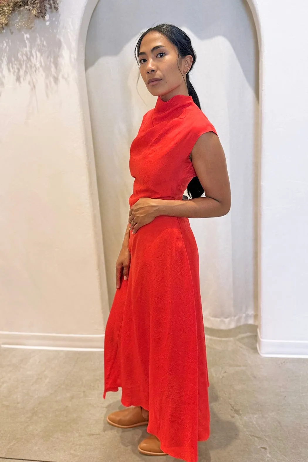 Twisted Dress | Red