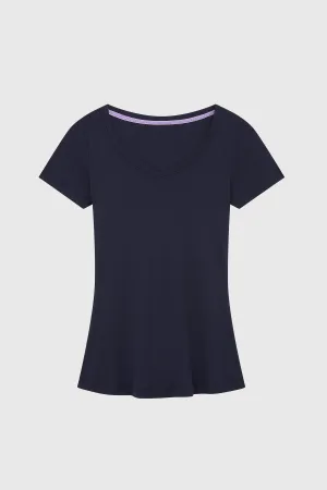 V Neck Cotton TENCEL™ Modal Blend T-shirt | Multiple Colours