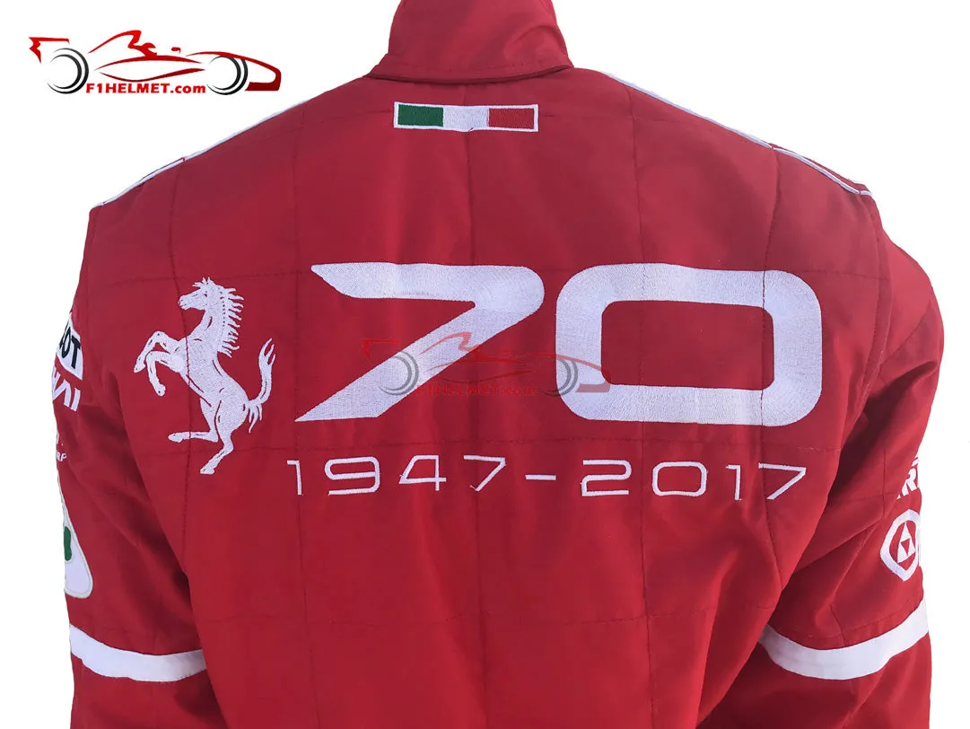 Vettel 2017 Racing Suit / Ferrari 70th Anniversary Monza GP