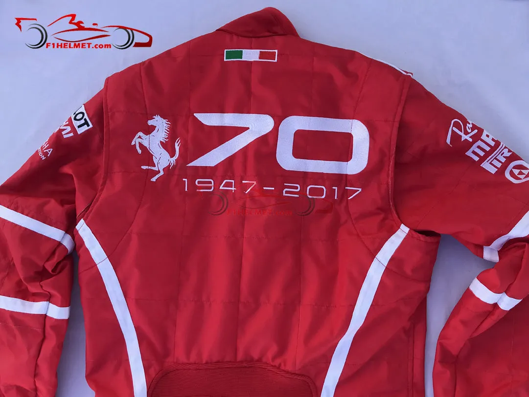 Vettel 2017 Racing Suit / Ferrari 70th Anniversary Monza GP