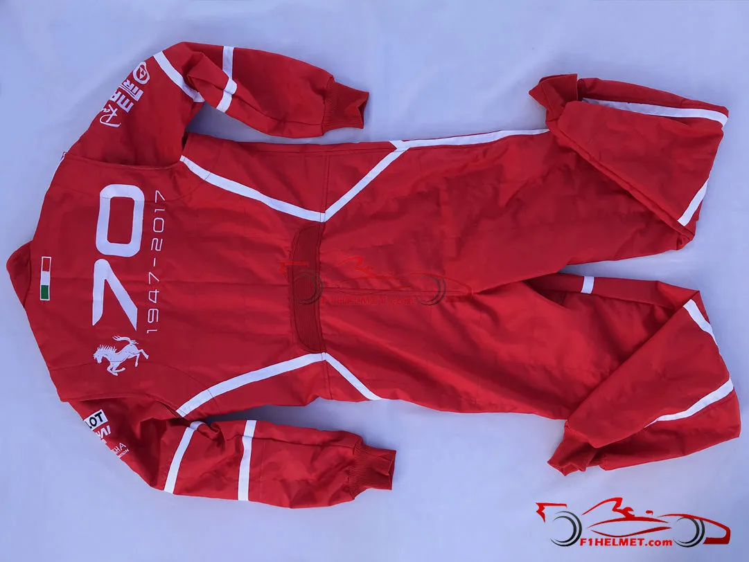 Vettel 2017 Racing Suit / Ferrari 70th Anniversary Monza GP