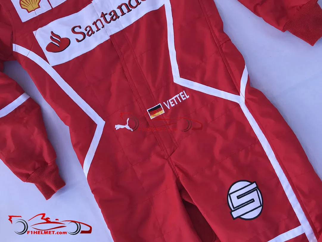 Vettel 2017 Racing Suit / Ferrari 70th Anniversary Monza GP
