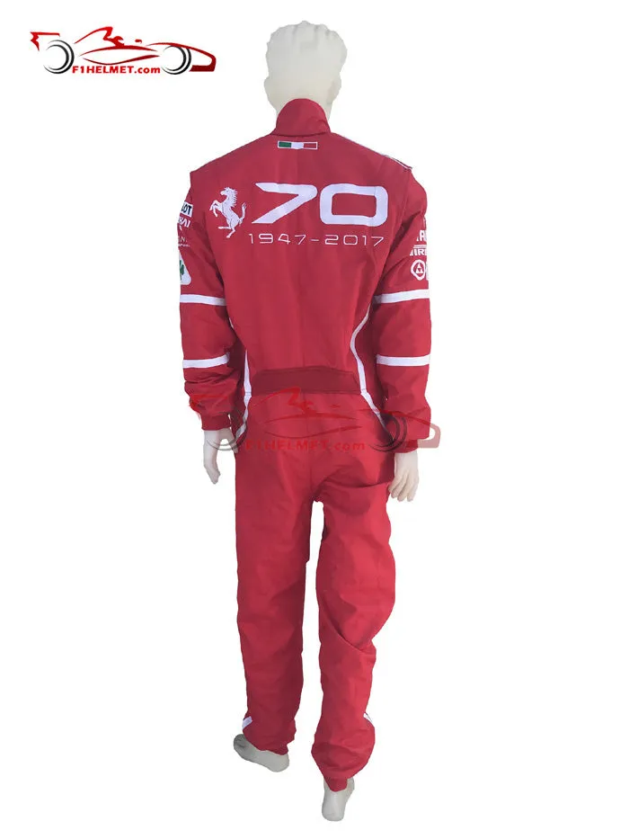 Vettel 2017 Racing Suit / Ferrari 70th Anniversary Monza GP