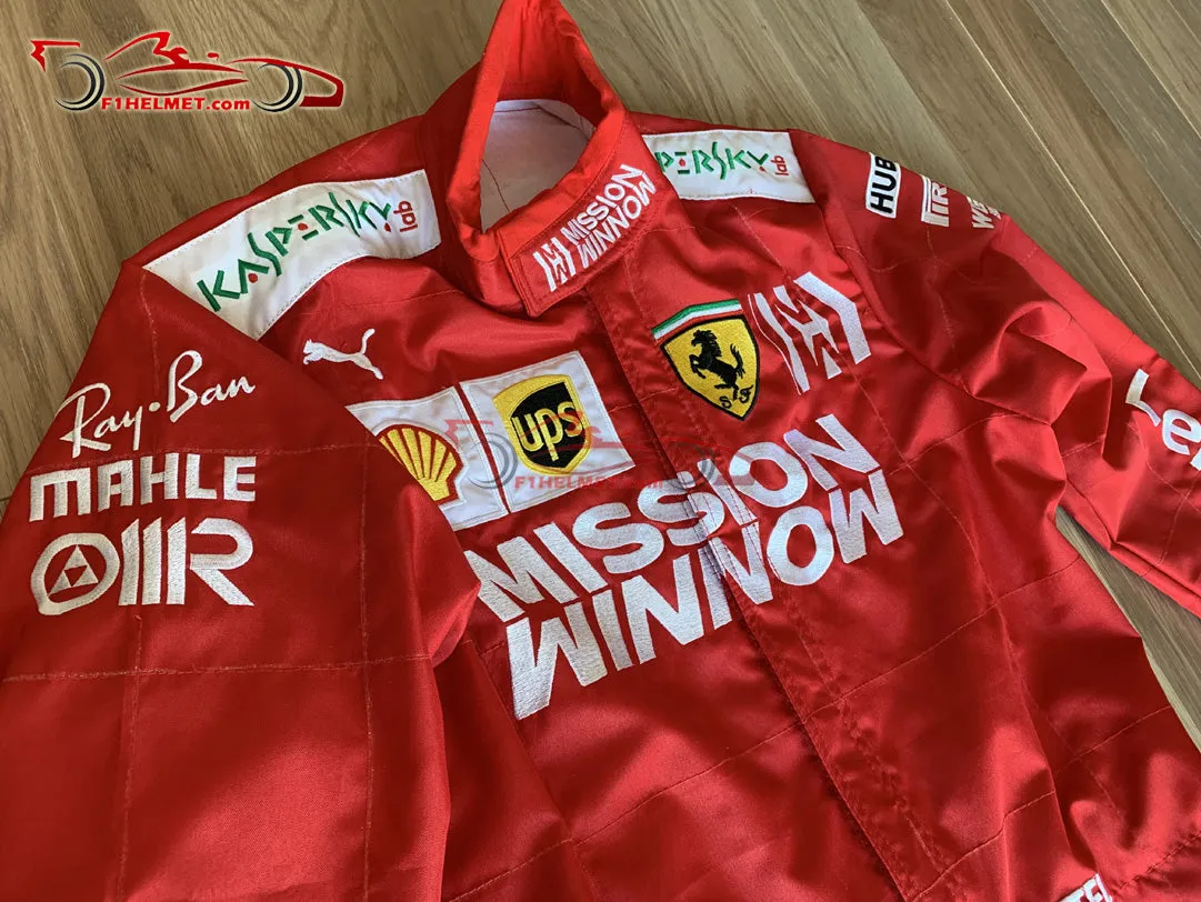 Vettel 2019 Mission Winnow Replica racing suit / Ferrari F1