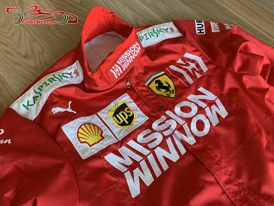Vettel 2019 Mission Winnow Replica racing suit / Ferrari F1