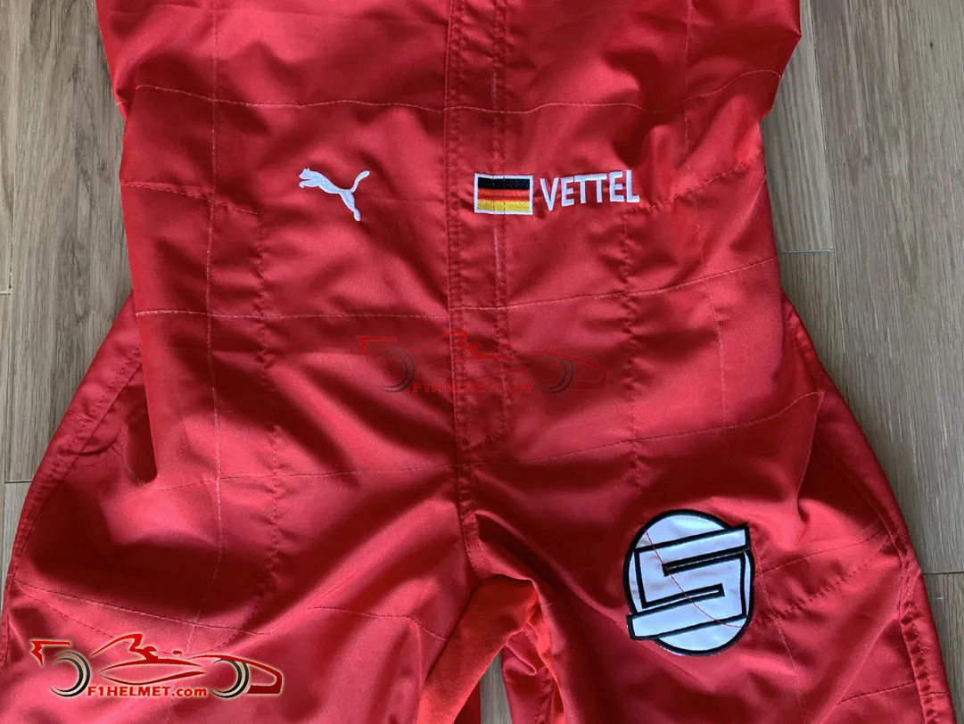 Vettel 2019 Mission Winnow Replica racing suit / Ferrari F1