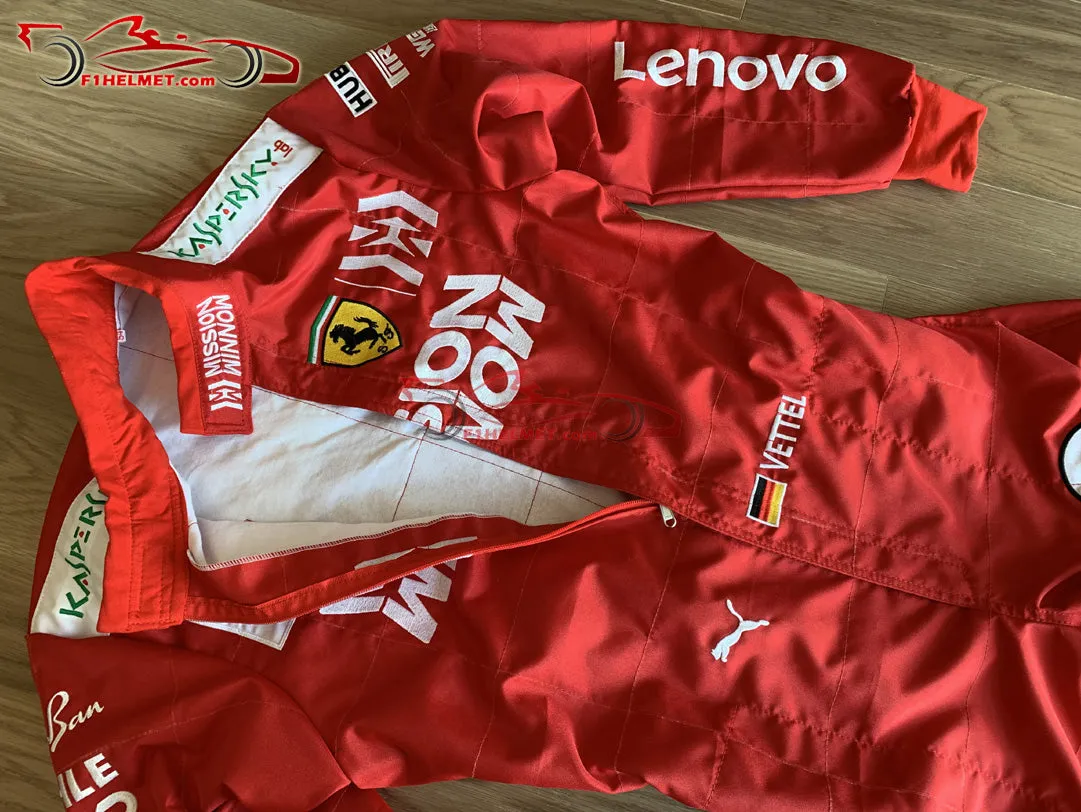 Vettel 2019 Mission Winnow Replica racing suit / Ferrari F1
