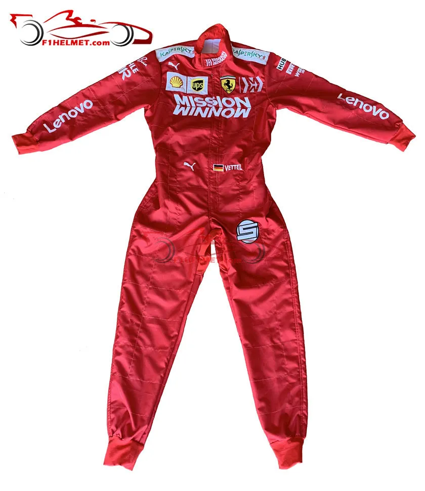 Vettel 2019 Mission Winnow Replica racing suit / Ferrari F1
