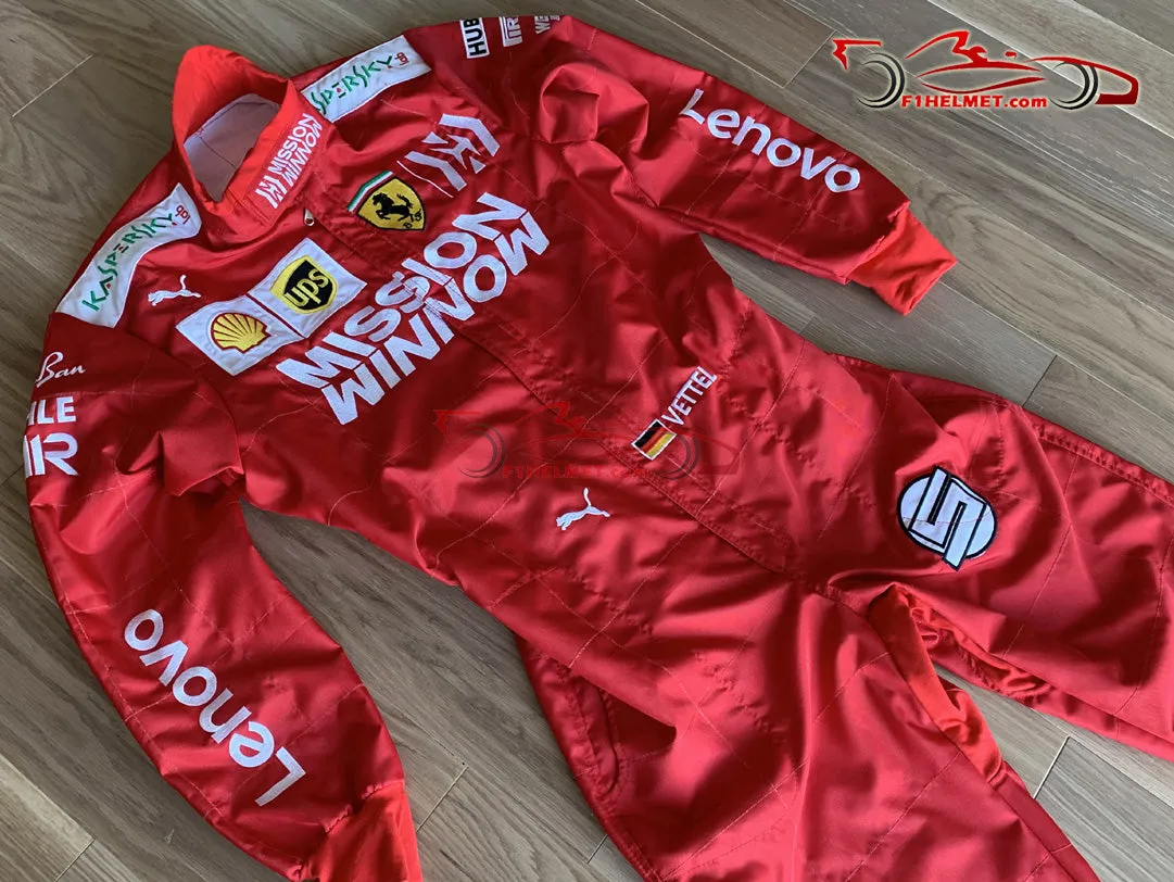 Vettel 2019 Mission Winnow Replica racing suit / Ferrari F1