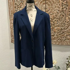Vintage Classic Blazer, Navy Blue, TJ’s of California, Made in USA- size 15/16