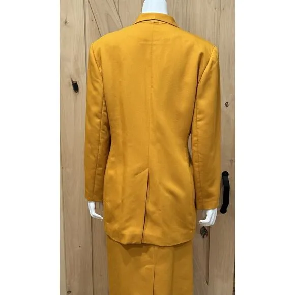 Vintage Double Breasted Skirt Suit Size 12