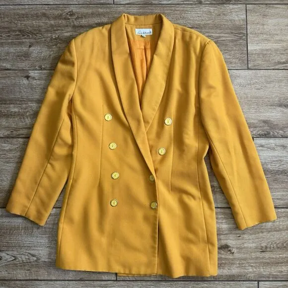 Vintage Double Breasted Skirt Suit Size 12