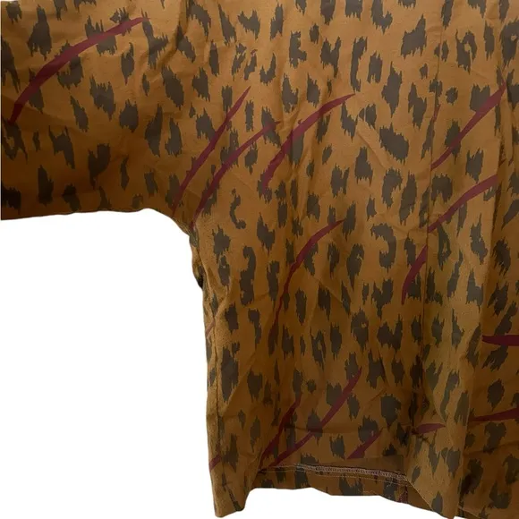 VTG Sideways 2 80s animal print skirt set midi size 12