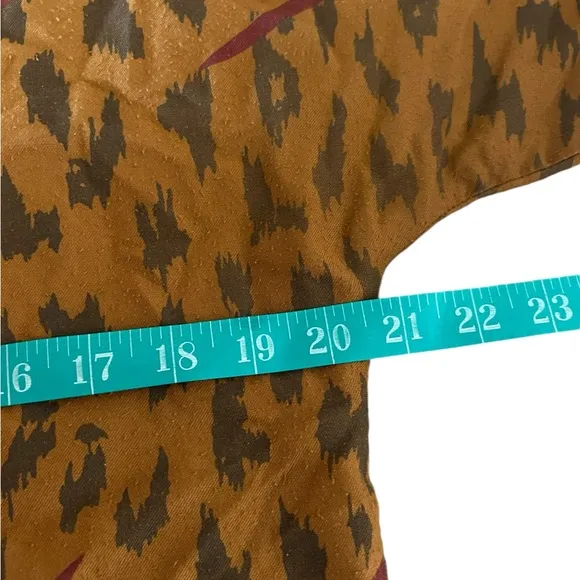 VTG Sideways 2 80s animal print skirt set midi size 12