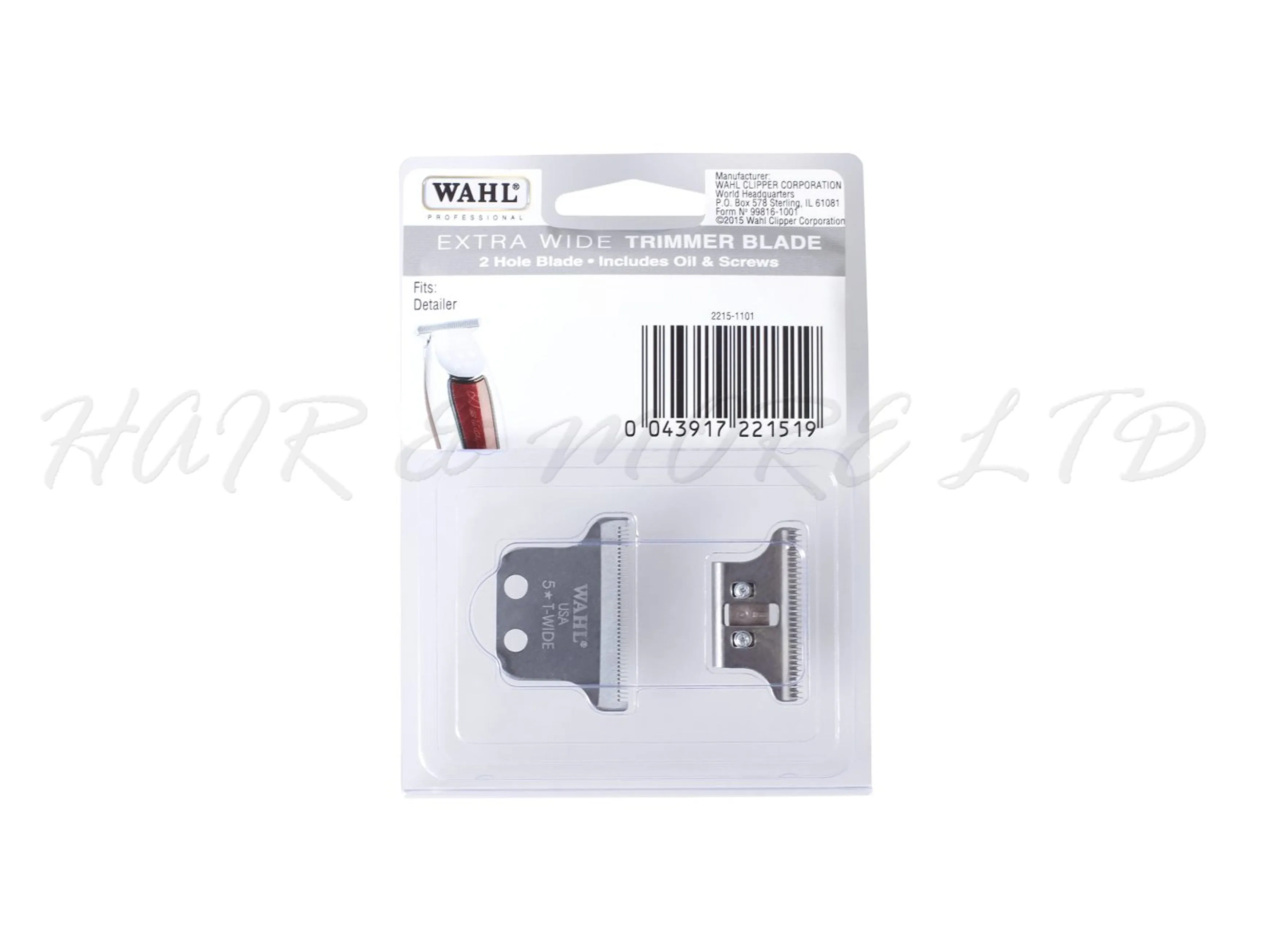 WAHL Blade Set Suits Detailer Double Wide/T-Wide