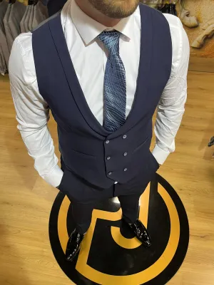 Waistcoat - 0004 Navy/Navy