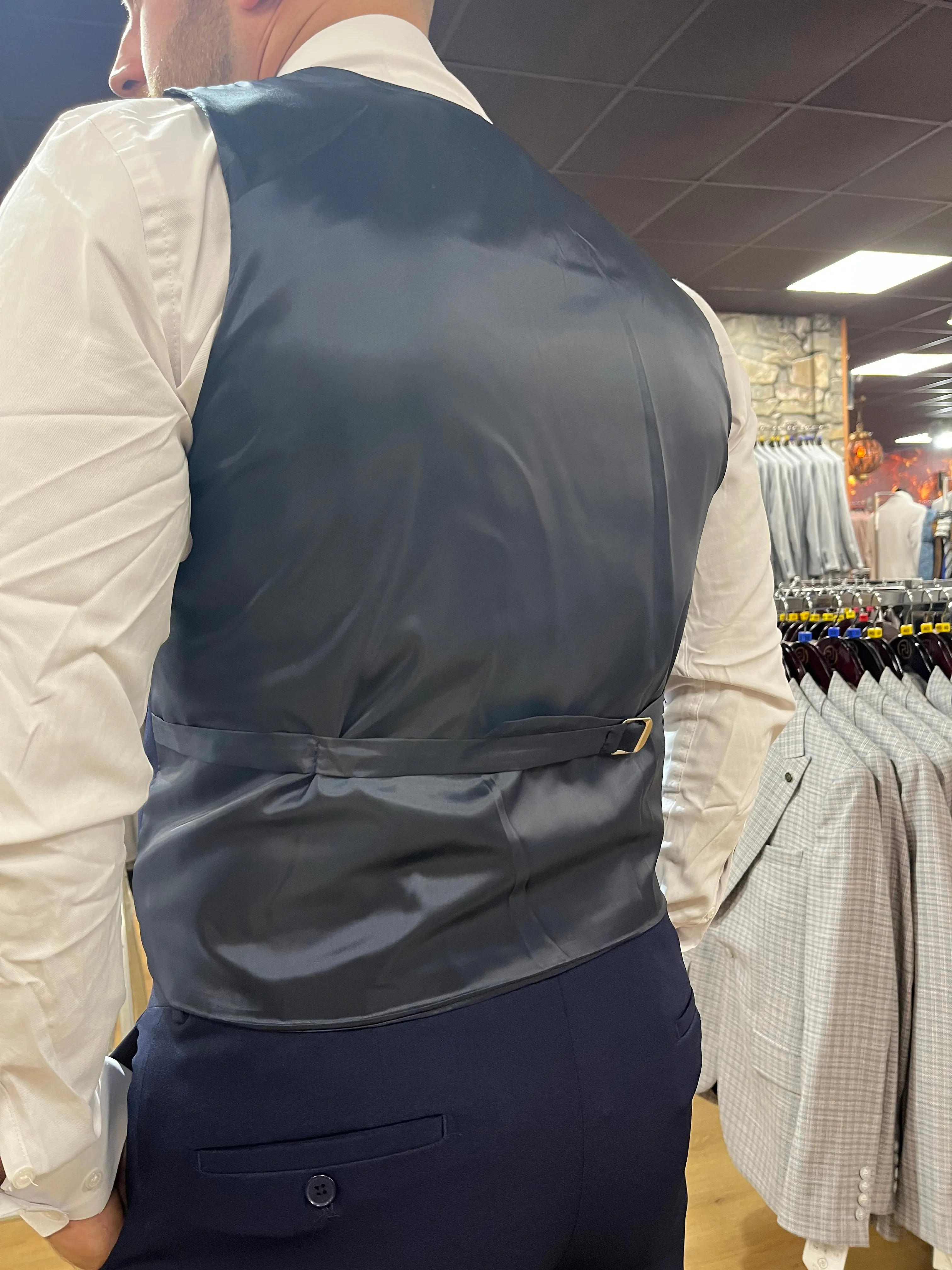 Waistcoat - 0004 Navy/Navy