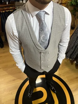 Waistcoat - 0018 Grey/Blue