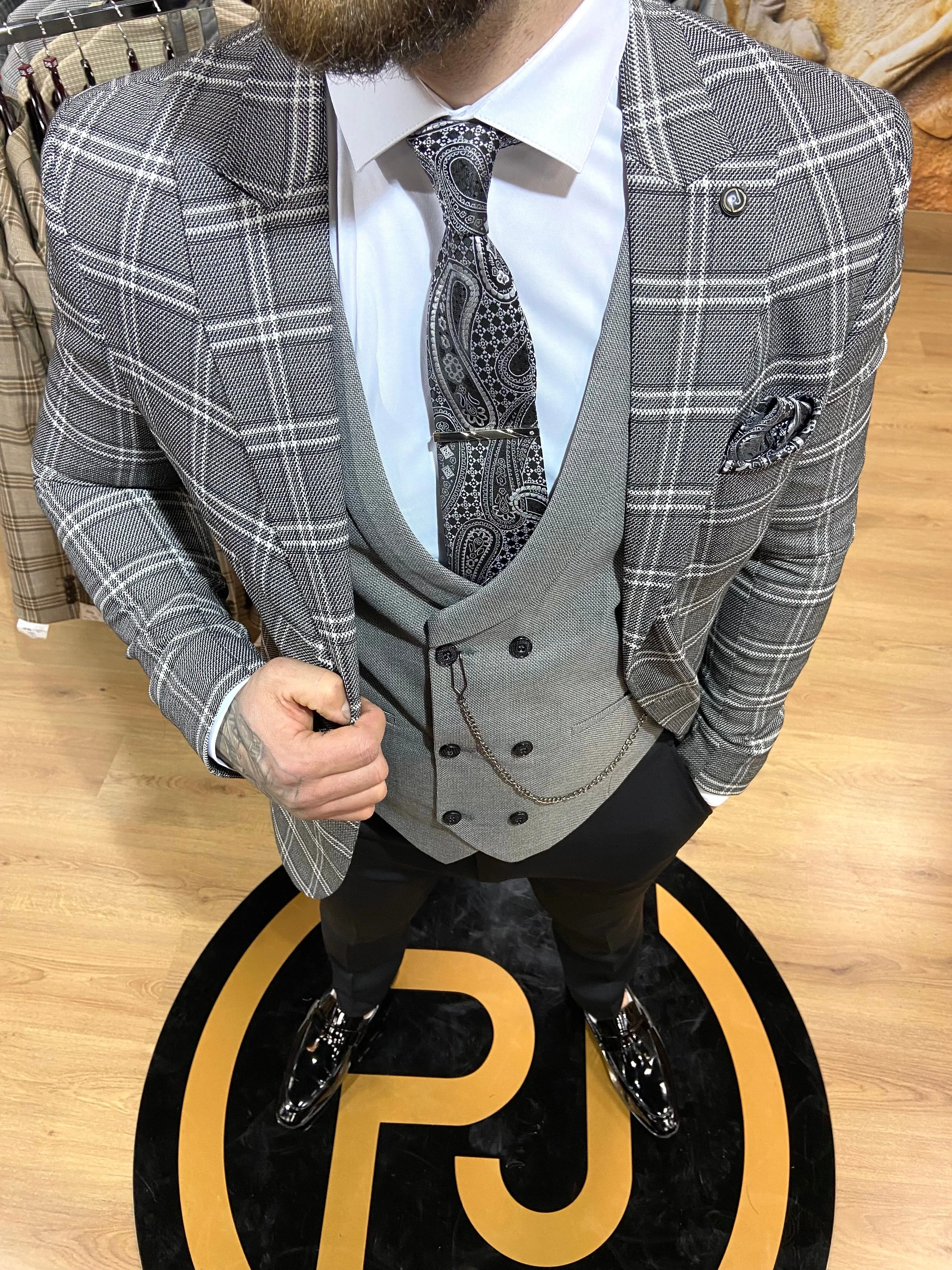 Walter - Grey 3 Piece Suit
