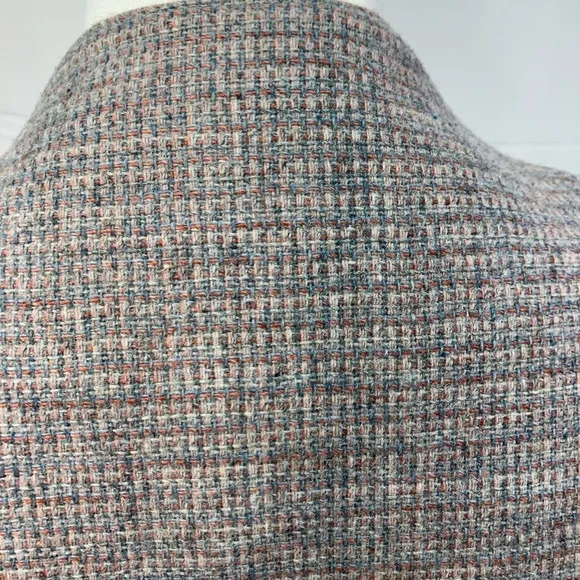 West Coast Connection Vintage Wool Blend Tweed Two Button Blazer Pockets 6