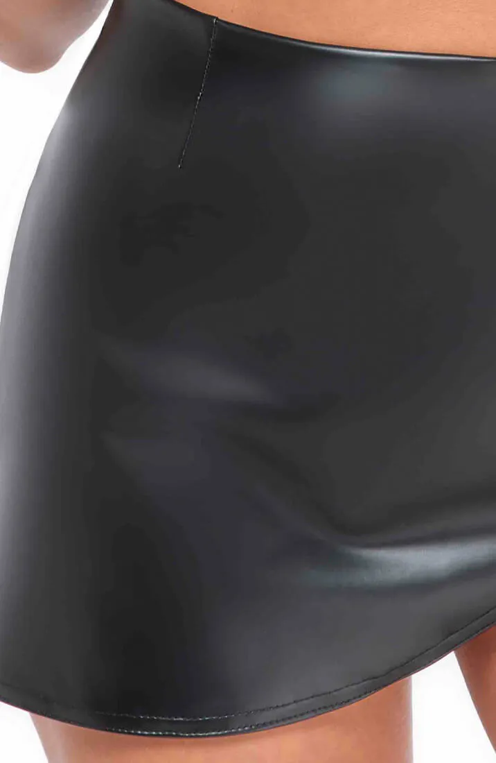 Wet look mini skirt - Legacy: Me