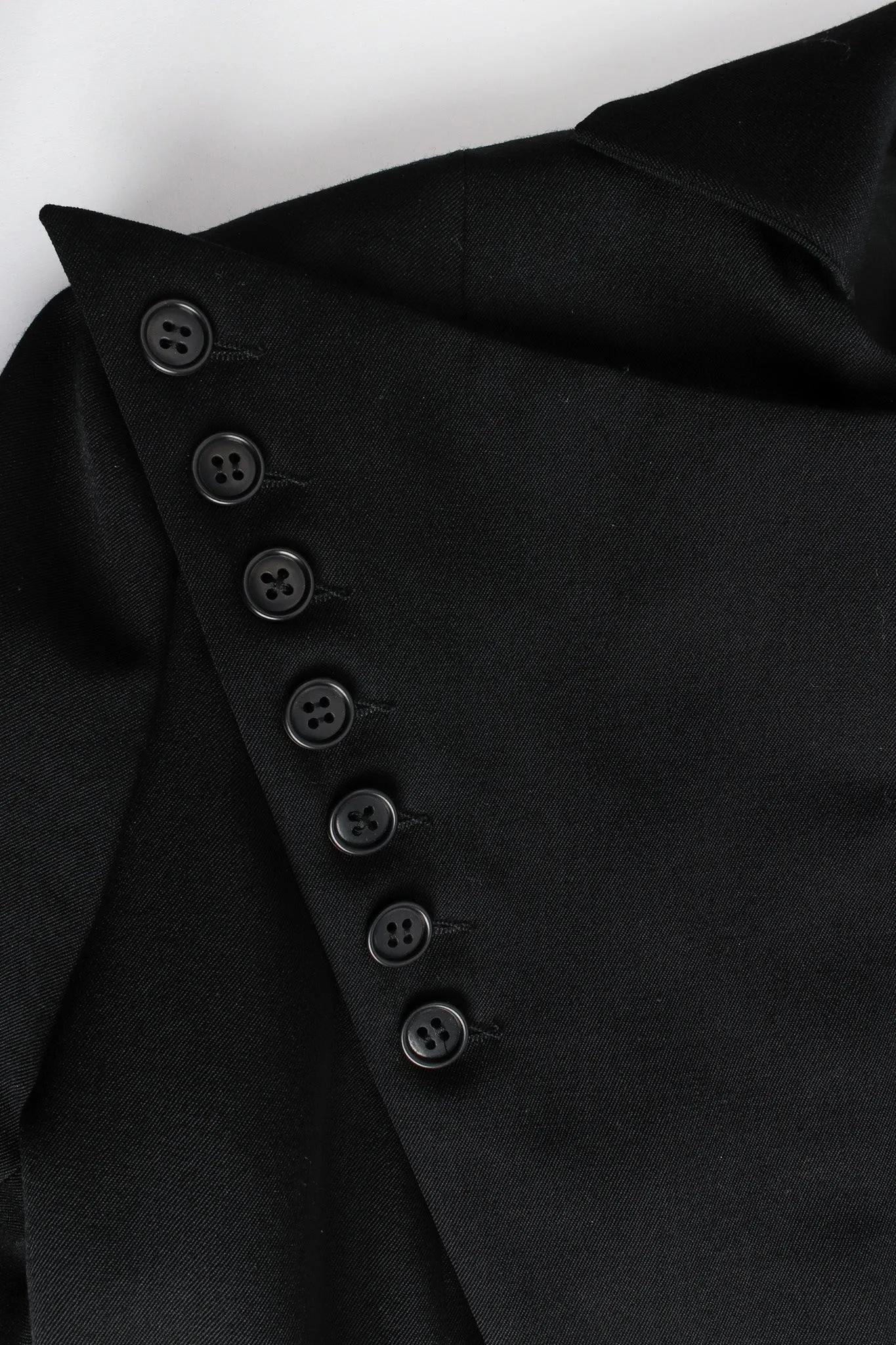 Wide Lapel Wool Blazer