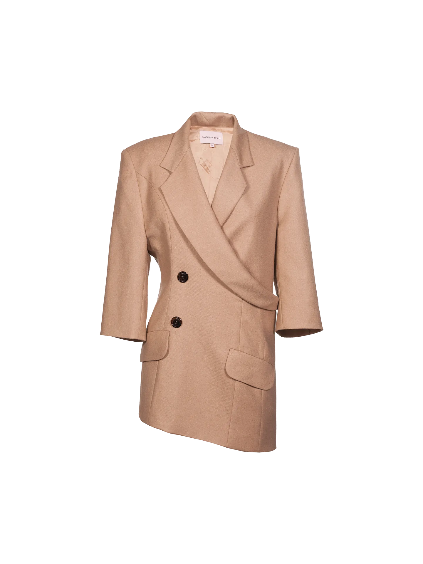 Wrap Around 3/4 Sleeve Jacket