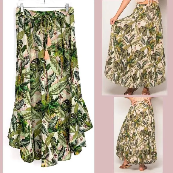 Z&amp;L EUROPE Rio Jungle Maxi Skirt Brand New With Tag Attached Large