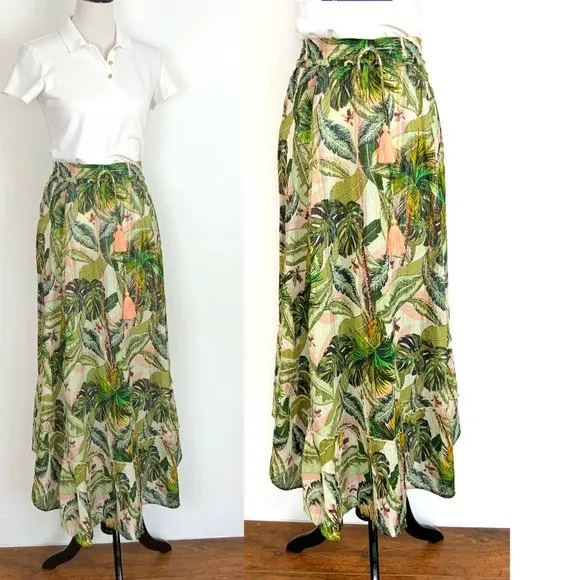 Z&amp;L EUROPE Rio Jungle Maxi Skirt Brand New With Tag Attached Large