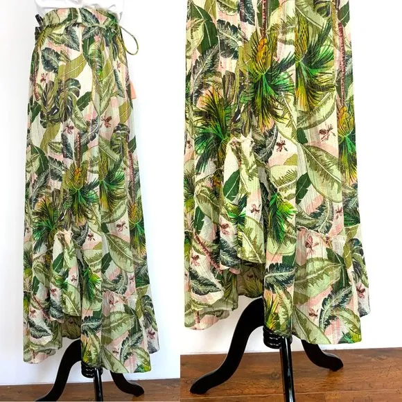 Z&amp;L EUROPE Rio Jungle Maxi Skirt Brand New With Tag Attached Large
