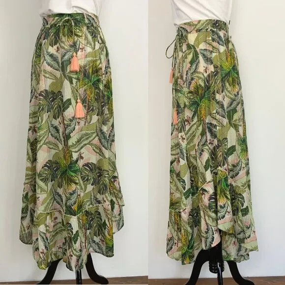 Z&amp;L EUROPE Rio Jungle Maxi Skirt Brand New With Tag Attached Large
