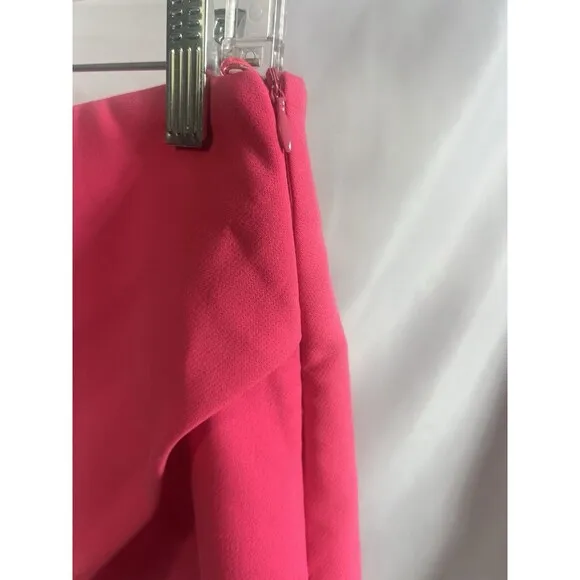Zara Skort Hot Pink  Asymmetrical High-Rise Mini Barbie Boho Large.