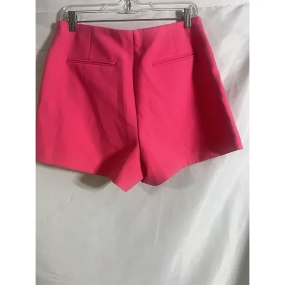 Zara Skort Hot Pink  Asymmetrical High-Rise Mini Barbie Boho Large.