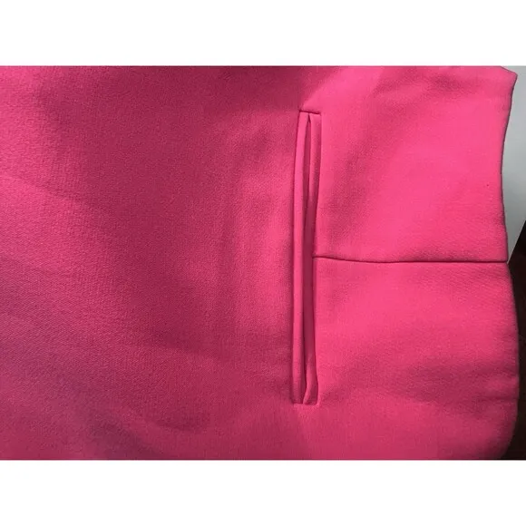 Zara Skort Hot Pink  Asymmetrical High-Rise Mini Barbie Boho Large.
